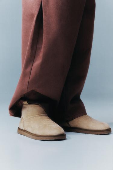 WINTER BOOTS - Taupe Grey by Zara