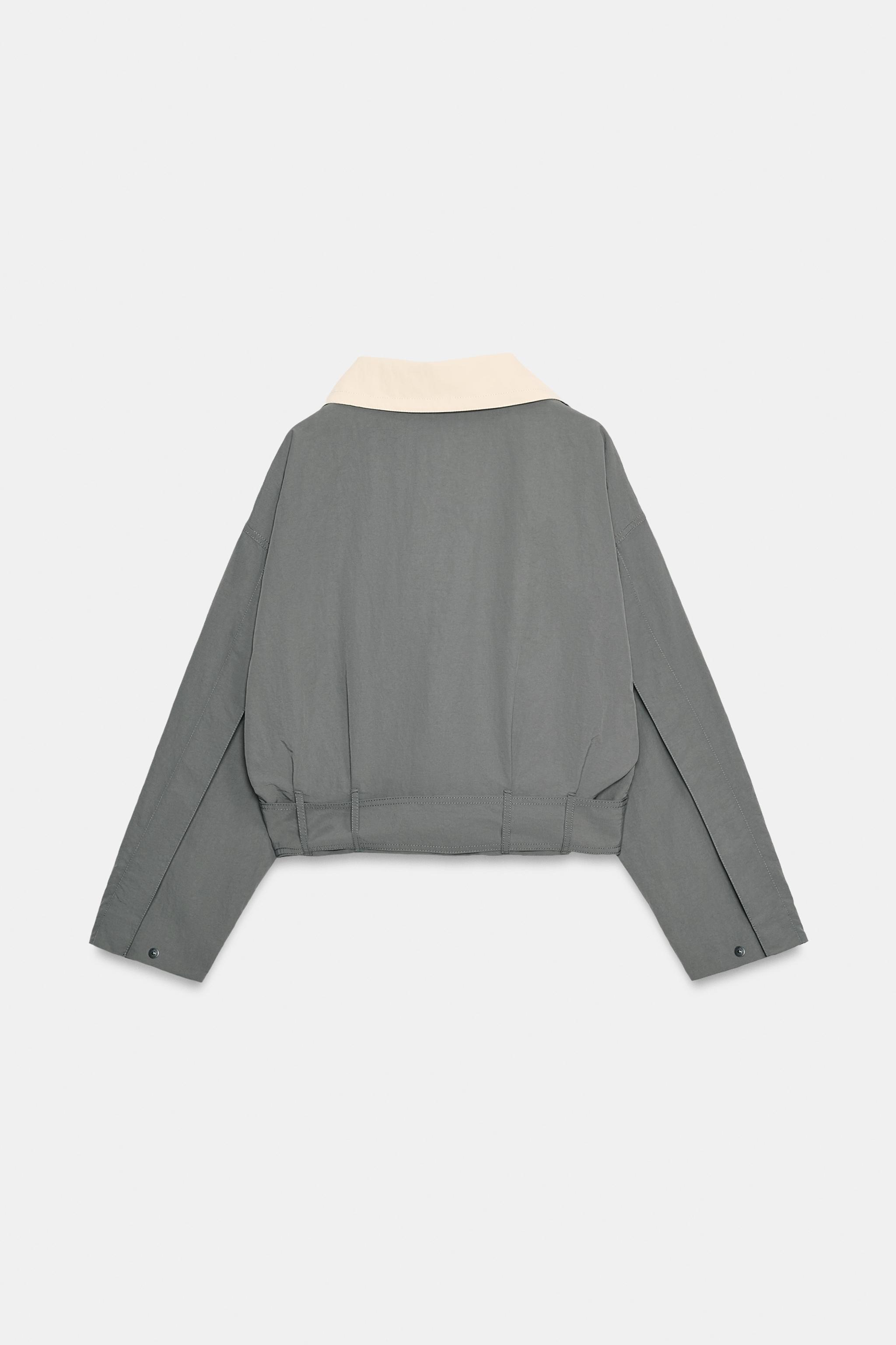 ZW COLLECTION CROPPED BELTED JACKET