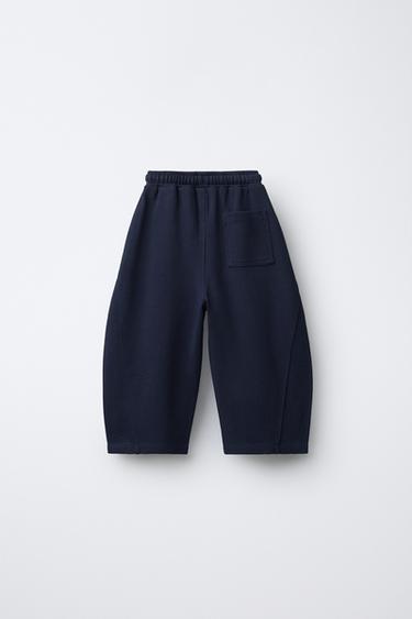 BALLOON TROUSERS WITH LABEL - Navy blue by Zara - Image 1