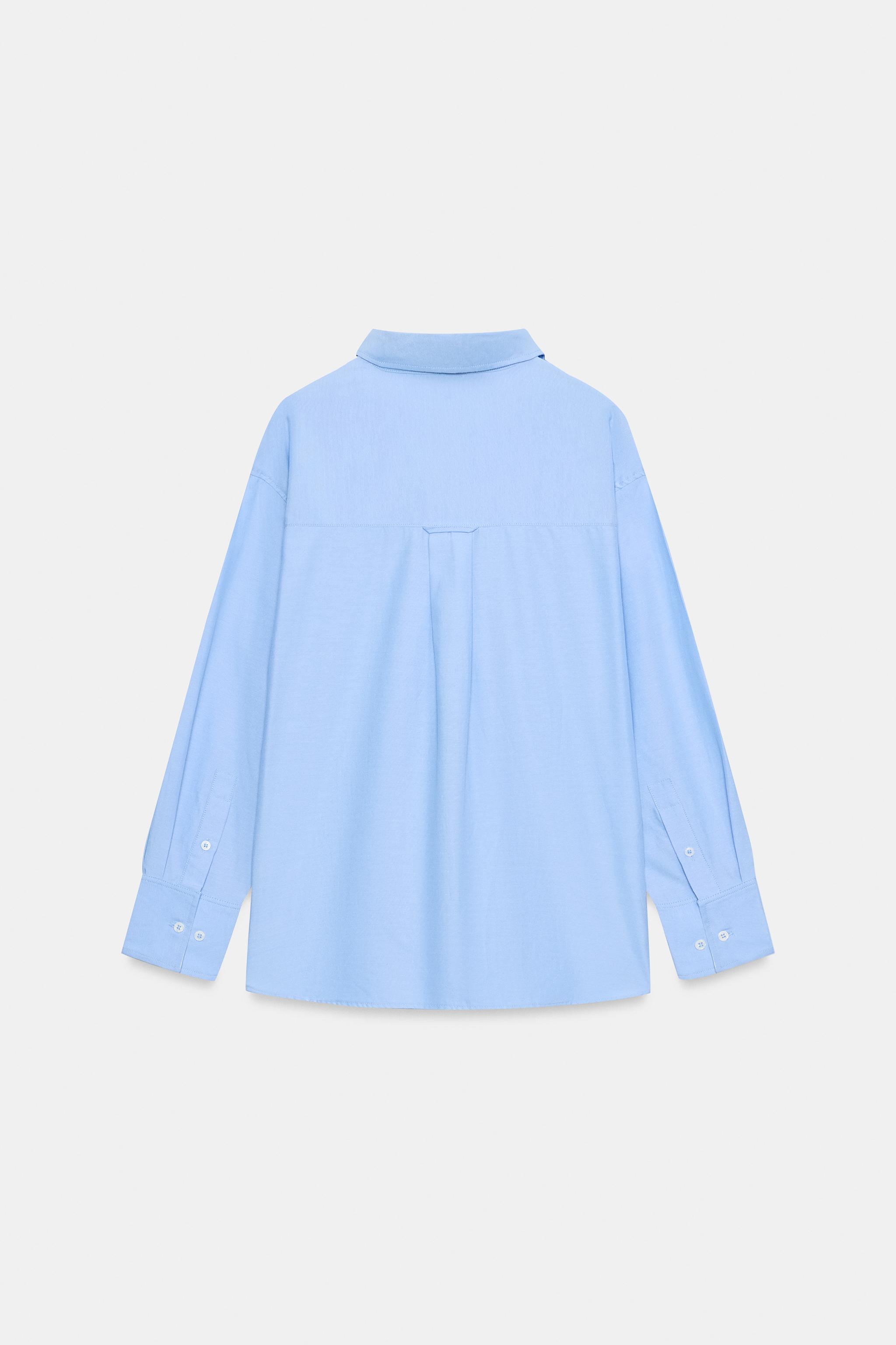 Zara BASIC OXFORD SHIRT — фото 8