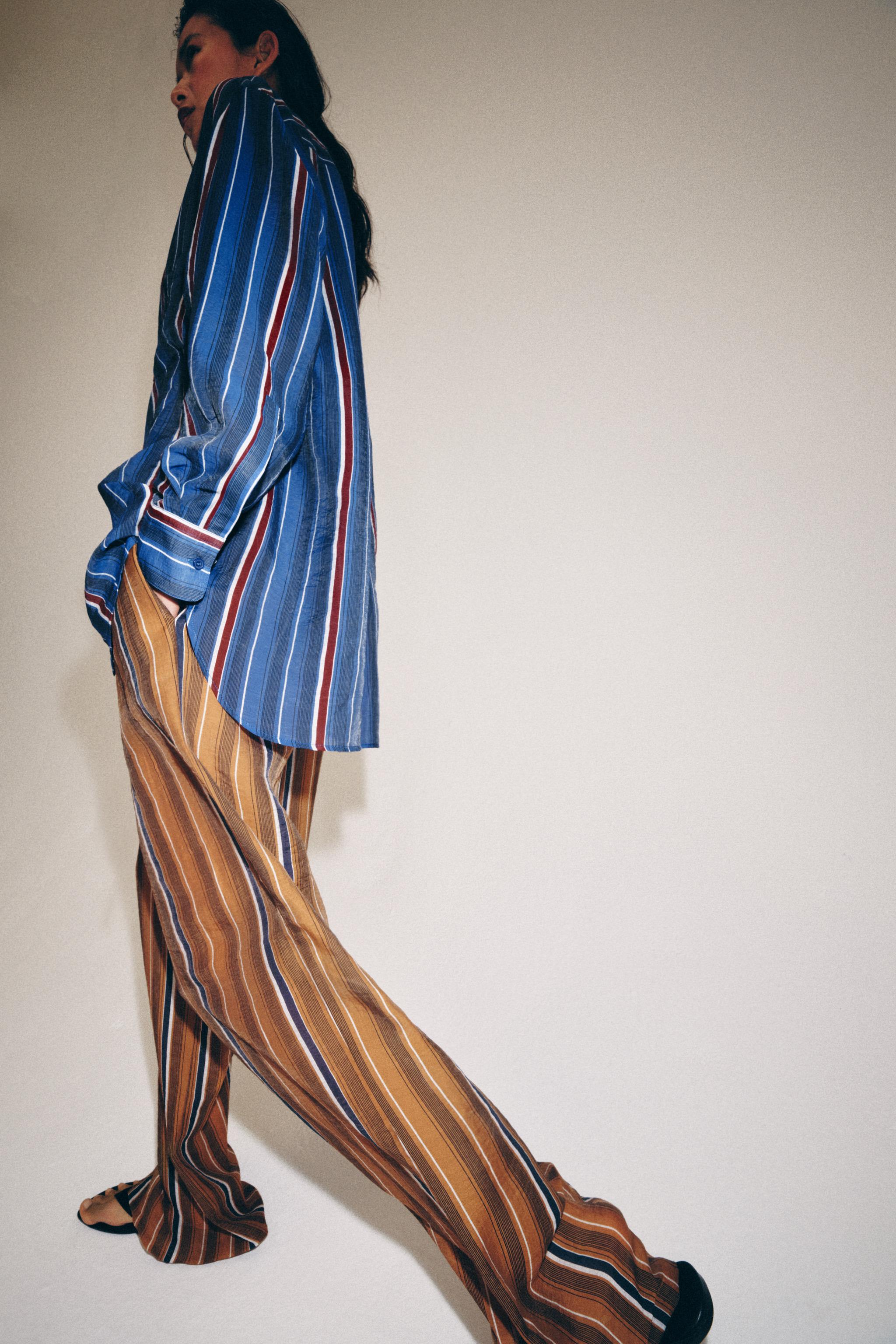 ZW COLLECTION STRIPED PAJAMA PANTS