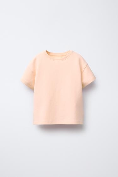 T-SHIRT BASIQUE INTERLOCK - Mandarine de Zara