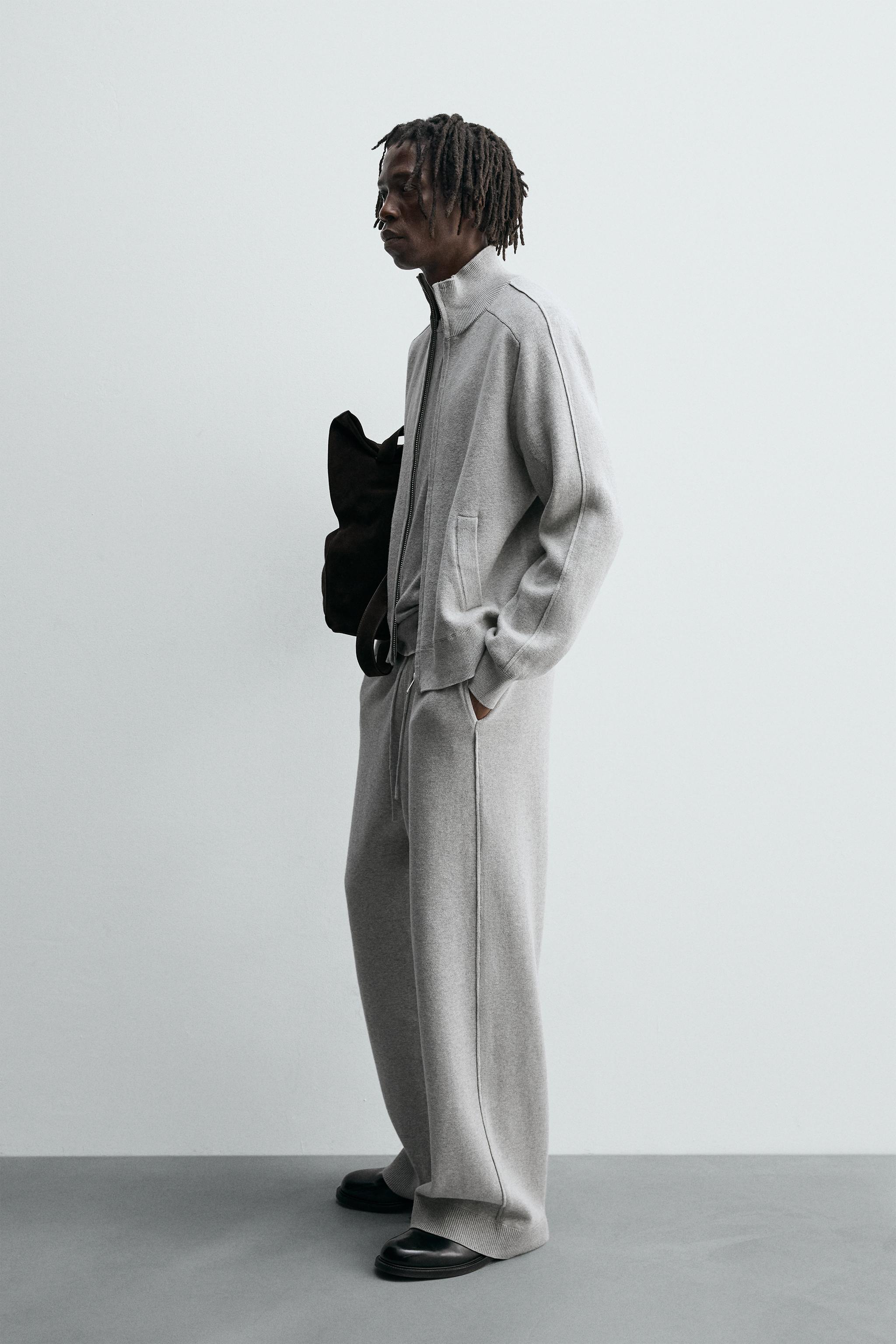 ZARA 　セットアップ　グレー160 ZARA ストレート ブレザー グレー XS オーバーサイズ