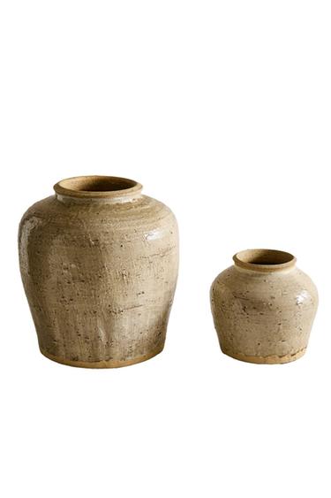 VASE CÉRAMIQUE - Écru de Zara
