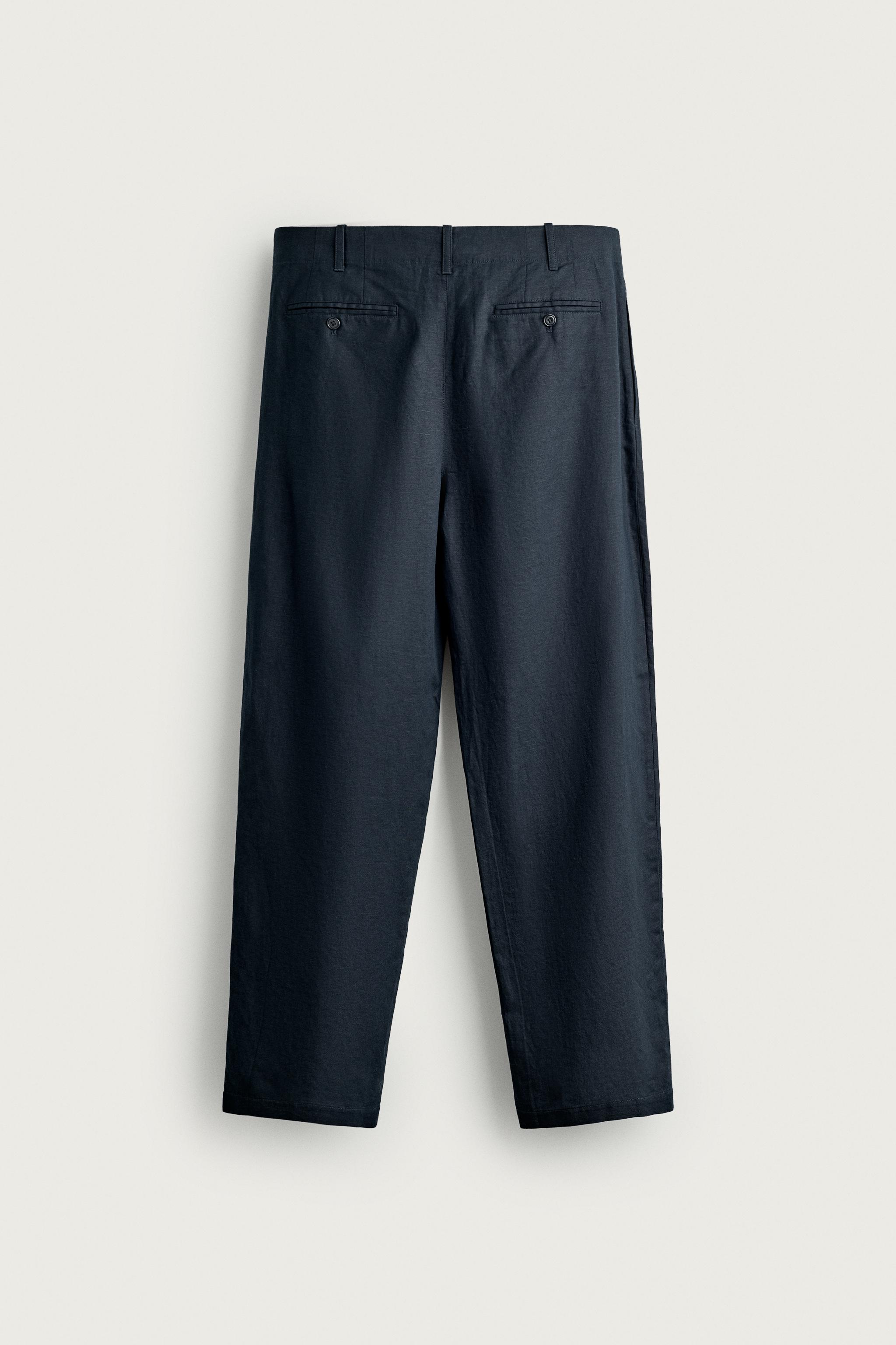 PANTALON COUPE DÉCONTRACTÉE CHANVRE - COTON