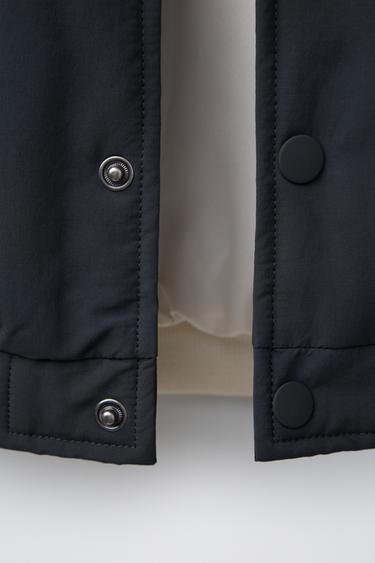 NBA TEAMS PATCH WATER-REPELLENT BOMBER JACKET - Anthracite grey by Zara - Image 3