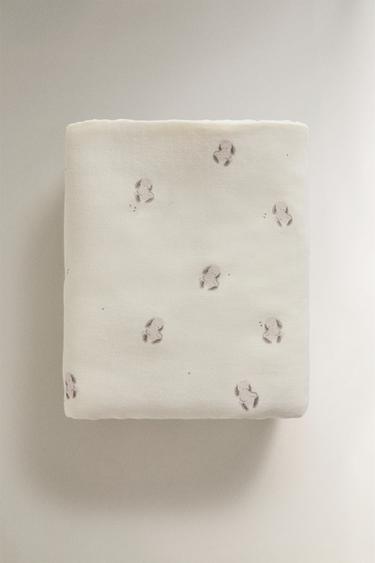 BUNNY BABY BATH TOWEL - Cream by Zara