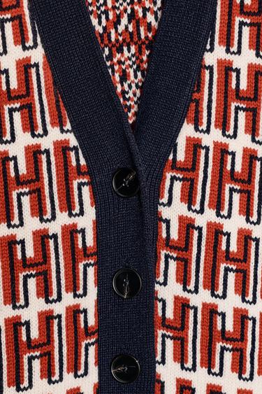 GILET OVERSIZE EN MAILLE HOME ALONE ™ - Multicolore de Zara - Image 4