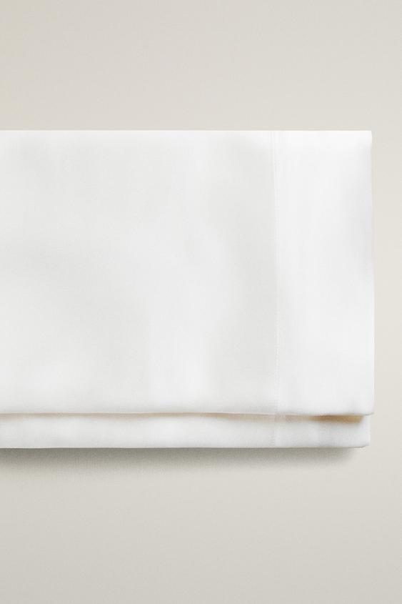 MULBERRY SILK FLAT SHEET - Ecru by Zara - Image 0