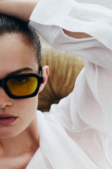 GAFAS DE SOL LENTE CONTRASTE - Negro de Zara