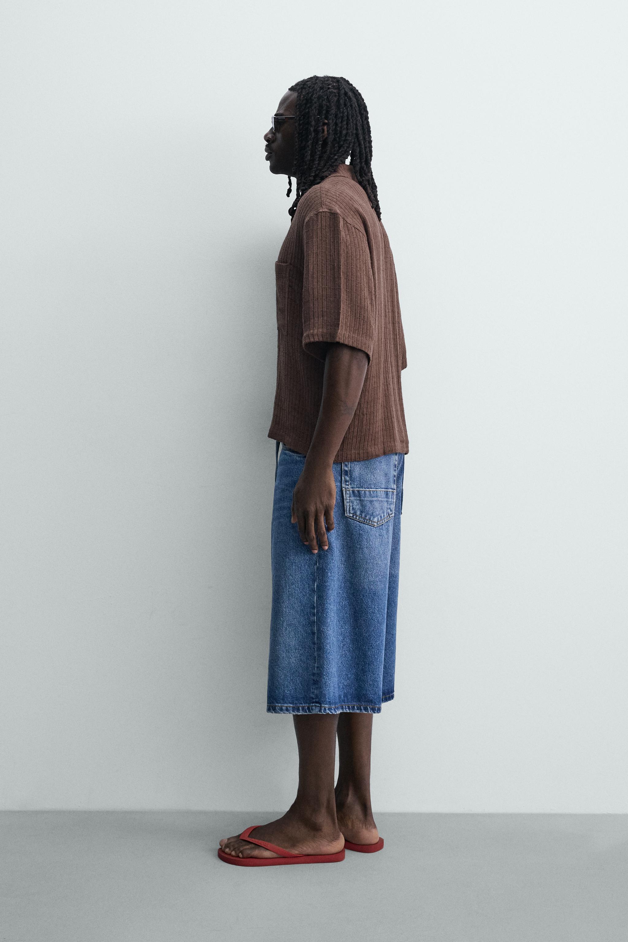 RELAXED FIT TEXTURED SHIRT