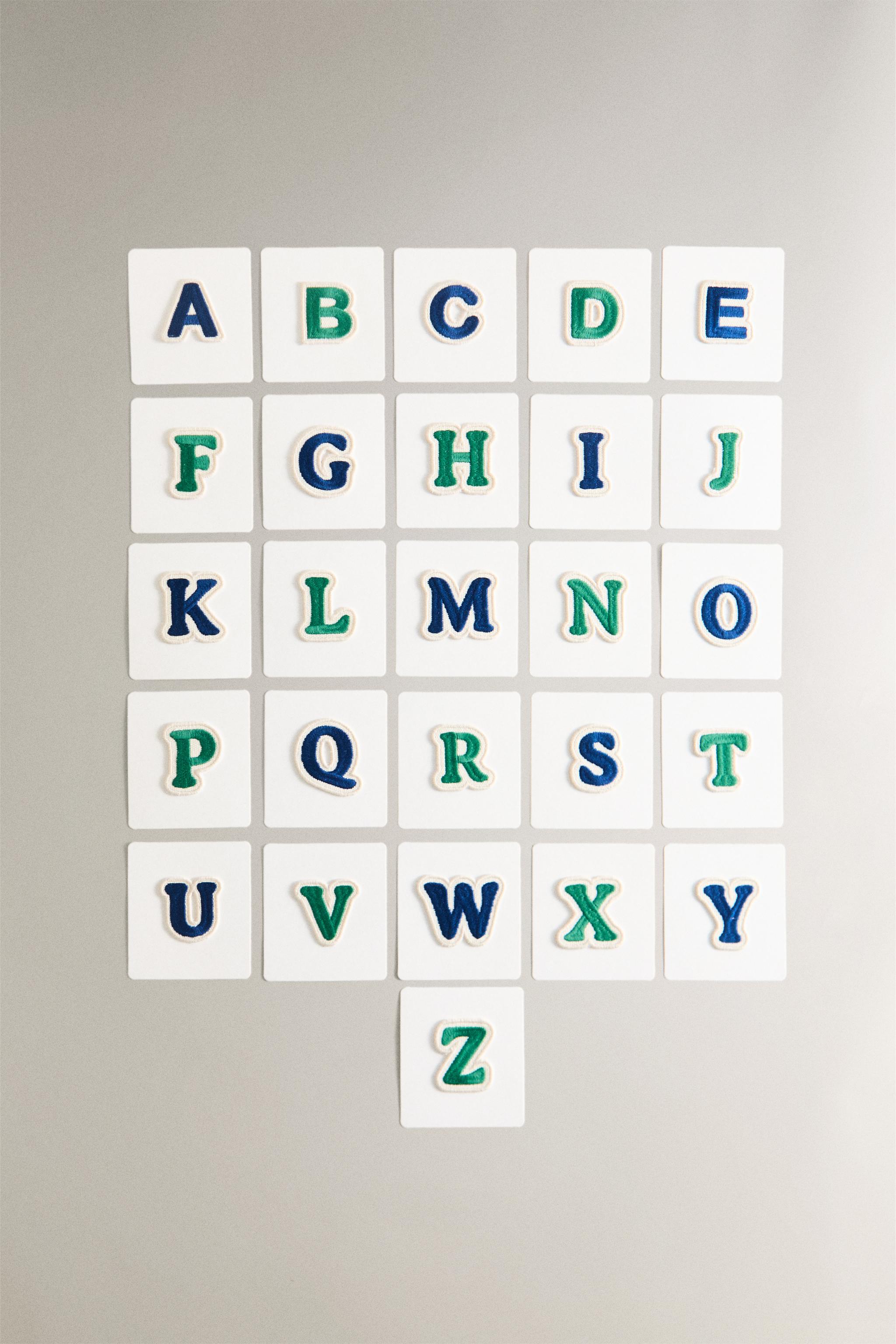 Ecusson Thermocollant Alphabet Lettre O Coloris Noir