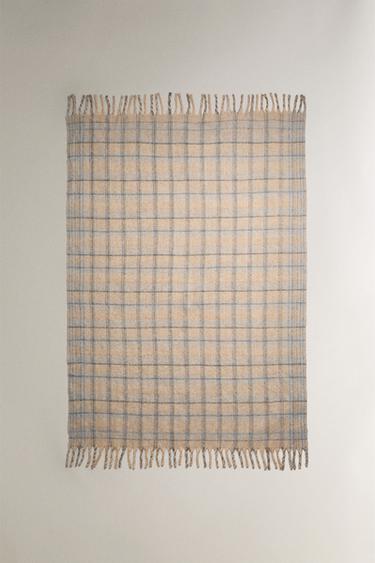 CHECK THROW - Grey Zara