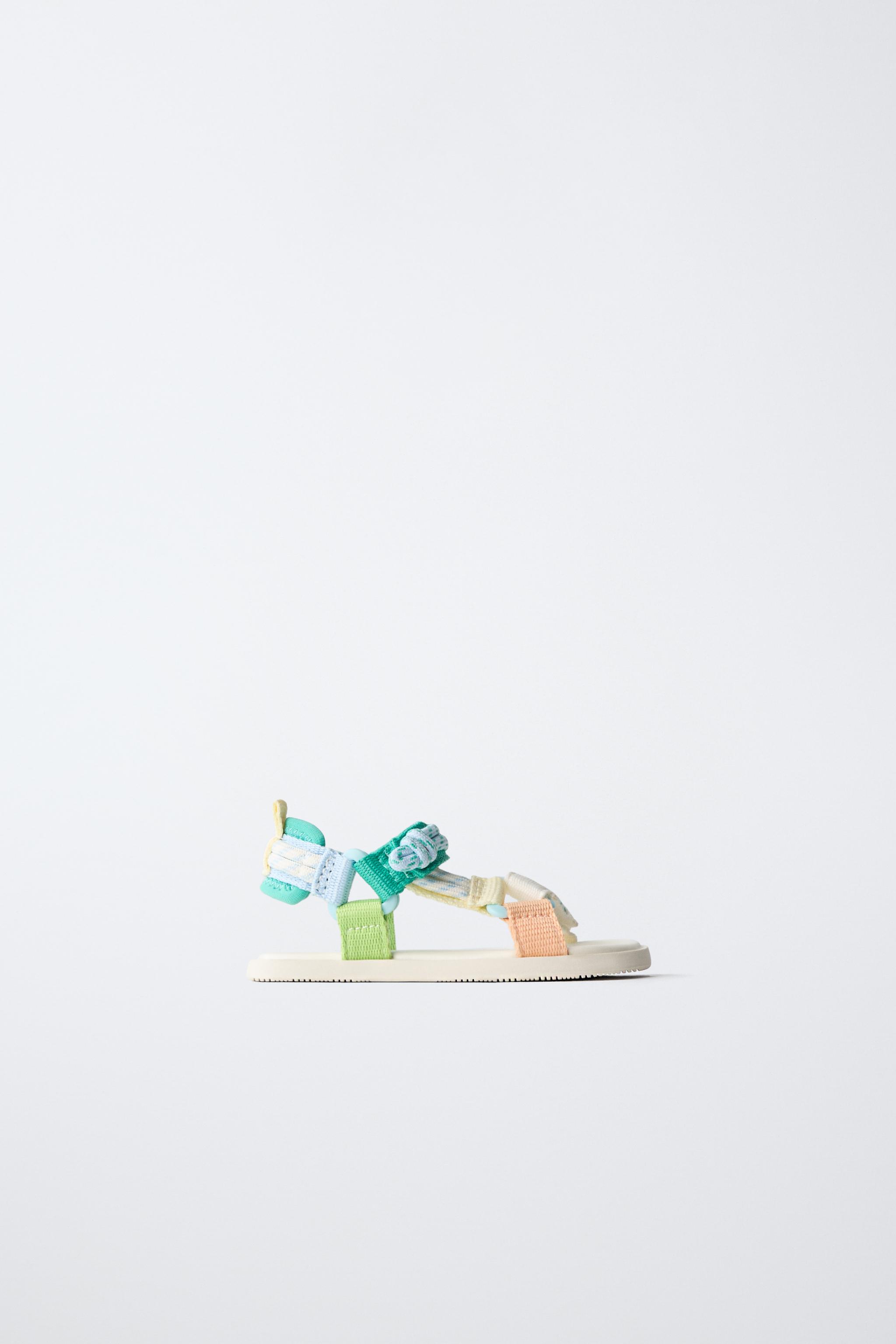 MULTICOLOR BAREFOOT TECHNICAL SANDALS — Blue