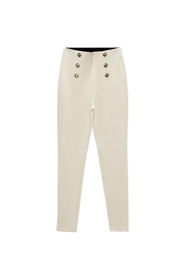 BUTTONED LEGGINGS