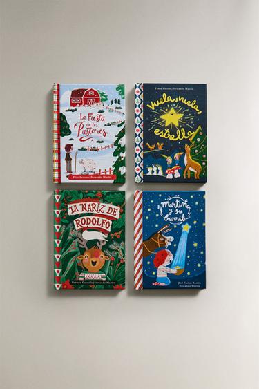 PACK LIBRO INFANTIL CANTA CUENTOS NAVIDAD (PACK DE 4) - Multicolor de Zara - Imagen 0