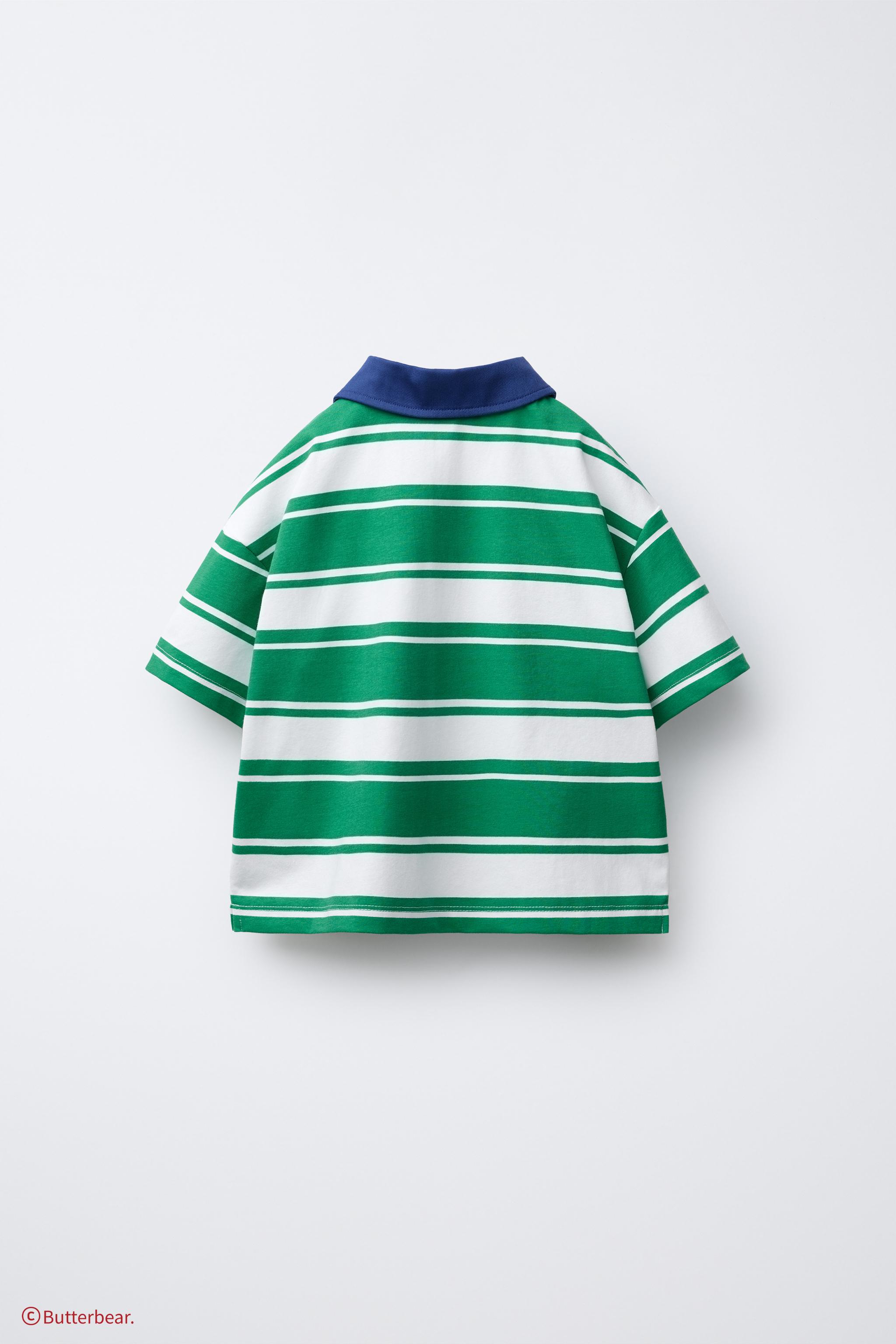 FAMILY JAPAN ダークグリーン ストライプ ポロシャツ URBAN RESEARCH Sonny Label ポロシャツ ポロ OOPS ストライプ