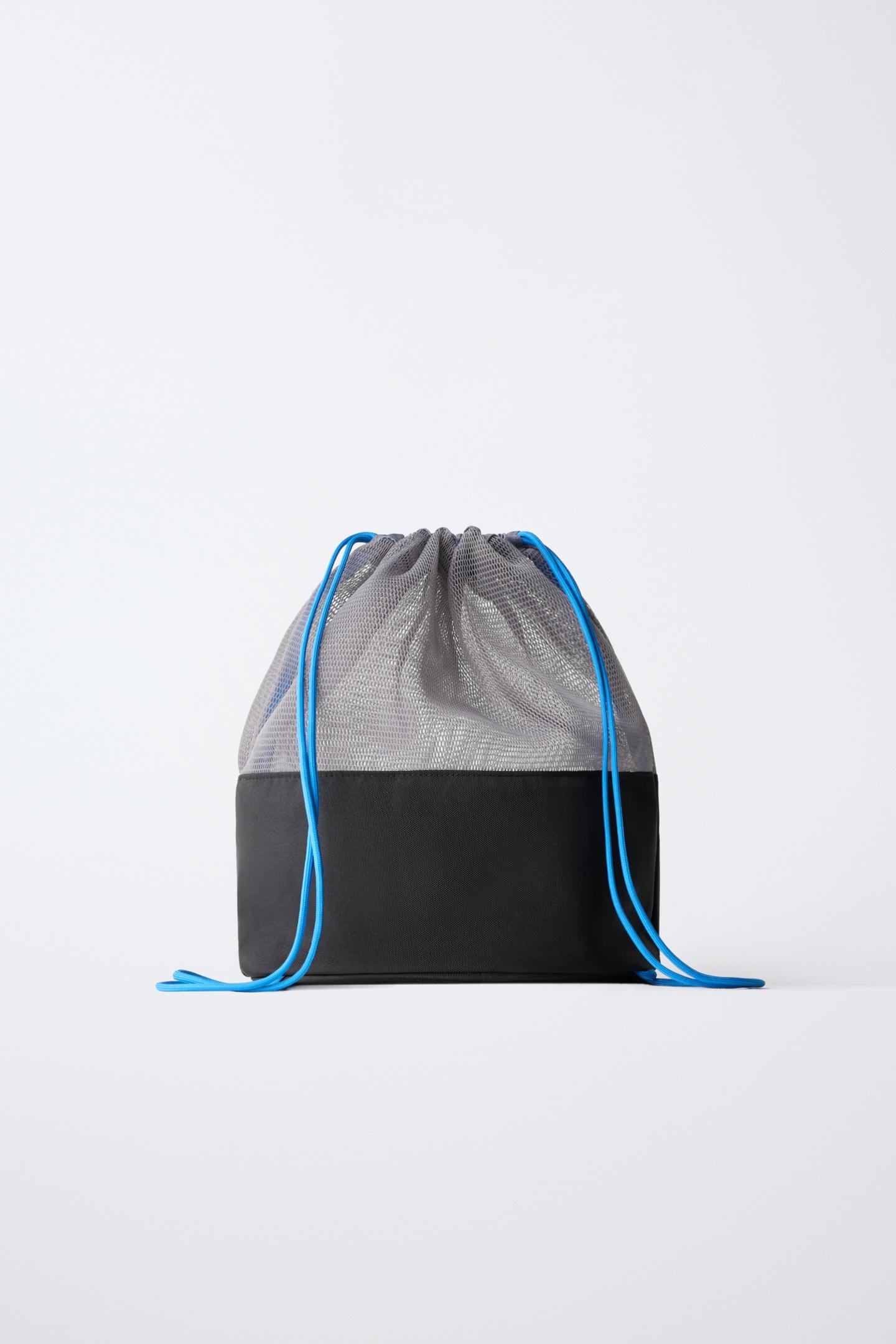 Детская сумка Zara UEFA Champions League® Drawstring, цвет: Серый — фото 5