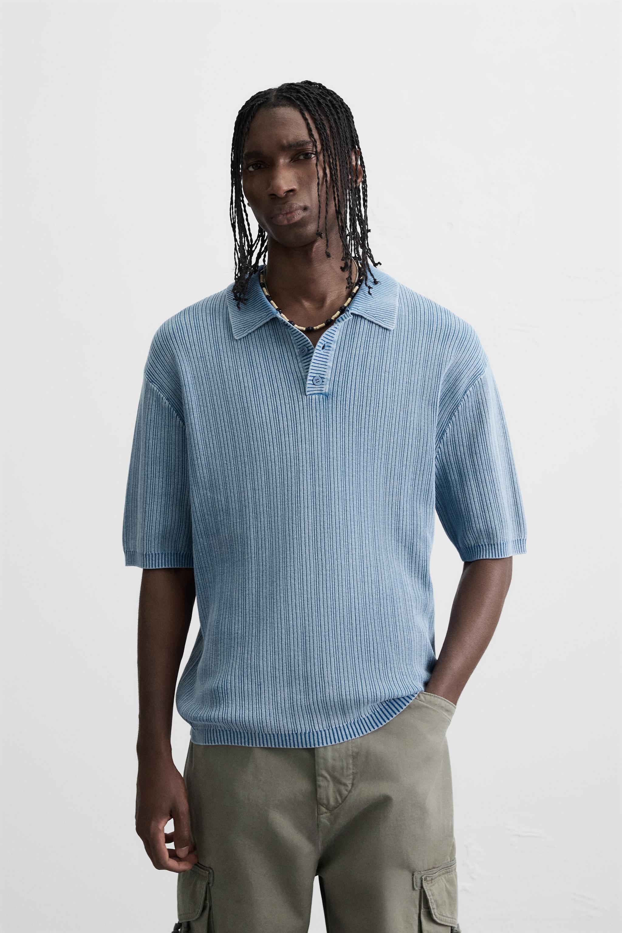 ★ドイツ発*ZARA*新作*ウォッシュ加工半袖シャツ/LIGHT★ ☆ドイツ発*ZARA*新作*ウォッシュ加工半袖オーバーシャツ/WH