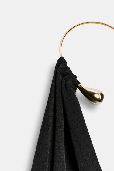 ROBE HALTER CHOKER - Noir de Zara - Image 9