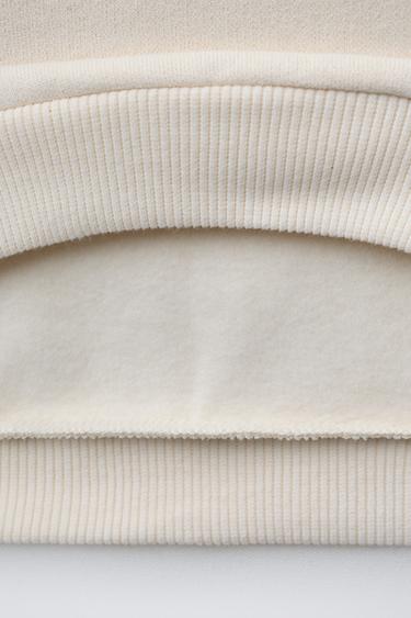 CONTRAST BEARS SWEATSHIRT - Ecru by Zara - Image 3