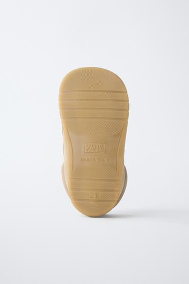 LEATHER BAREFOOT PLIMSOLLS - Sand Brown by Zara - Image 7