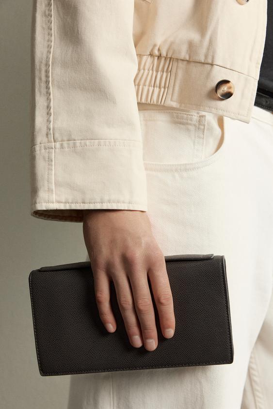 XL TEXTURED WALLET - Brown by Zara - Image 0