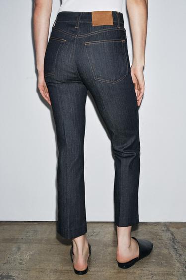 ДЪНКИ ZW COLLECTION BOOTCUT СРЕДНА ТАЛИЯ - Син от Zara