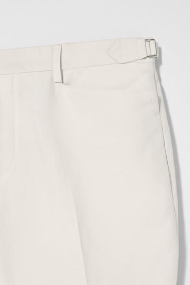 PANTALON DE COSTUME BOBBY GILLESPIE X ZARA - Écru de Zara - Image 2