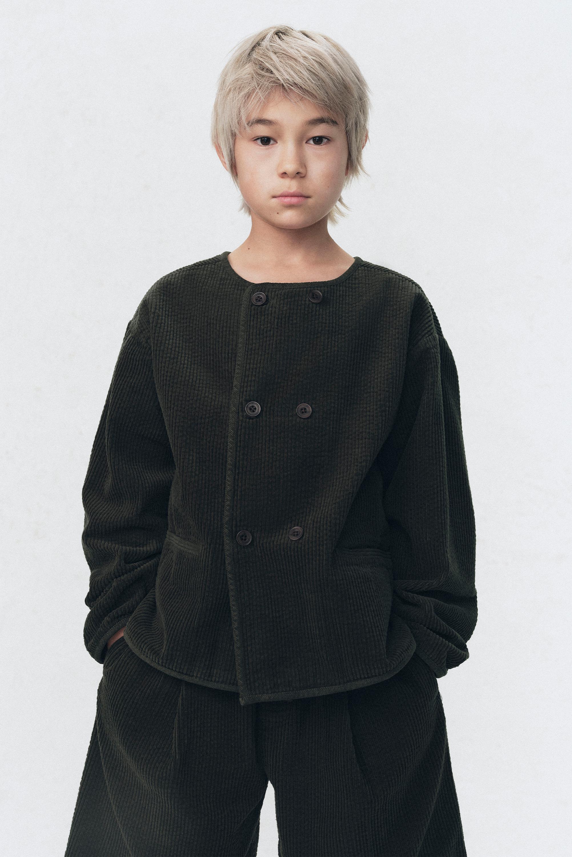 SOSHIOTSUKI x ZARA コーデュロイジャケット - グリーン | ZARA Japan