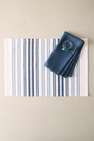 STRIPED PLACEMAT (PACK OF 2) - Blue by Zara - Image 5
