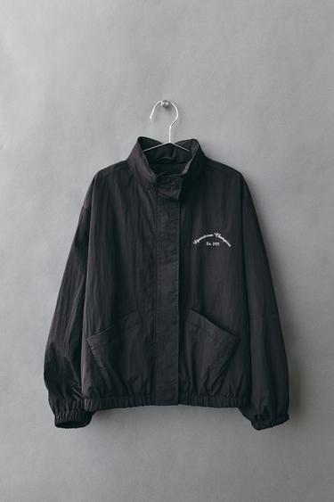 EQUESTRIAN WINDPROOF PARKA - Anthracite grey by Zara