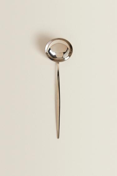 Zara 細把手湯匙 - 青灰色