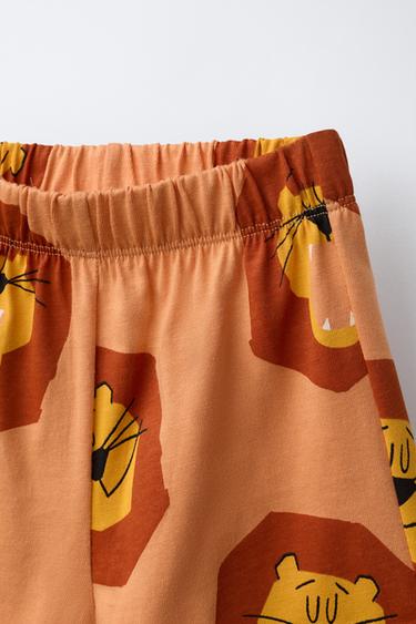 LIONS T-SHIRT AND BERMUDA SHORTS SET - Ecru by Zara - Image 3