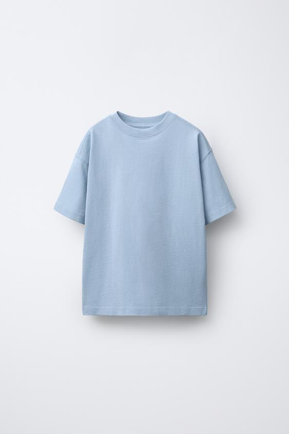 T-shirt Fille Zara Gris Imprimé - Taille 11-12 Ans - Coton 100% - État Excellent