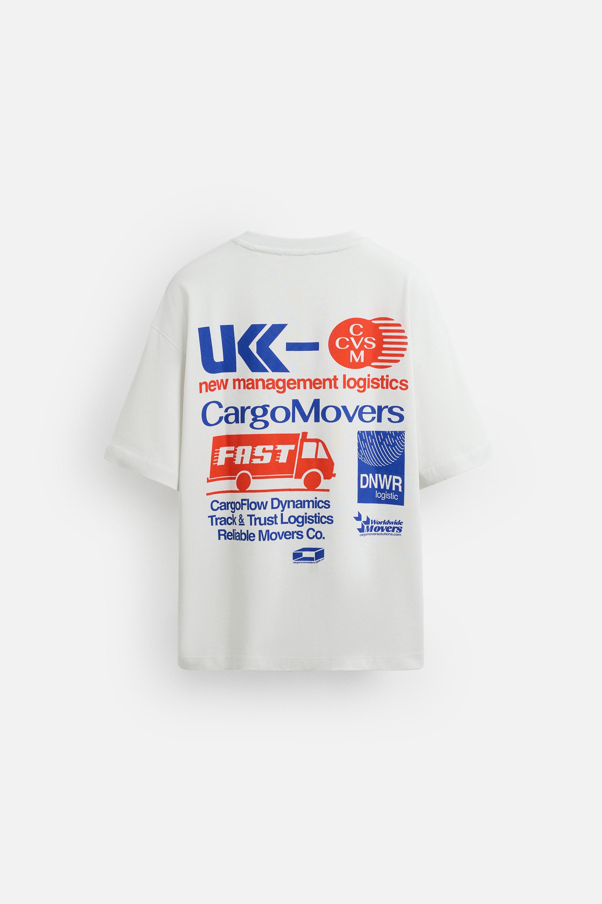 COMBINED PRINT T-SHIRT - Oyster-white | ZARA United States