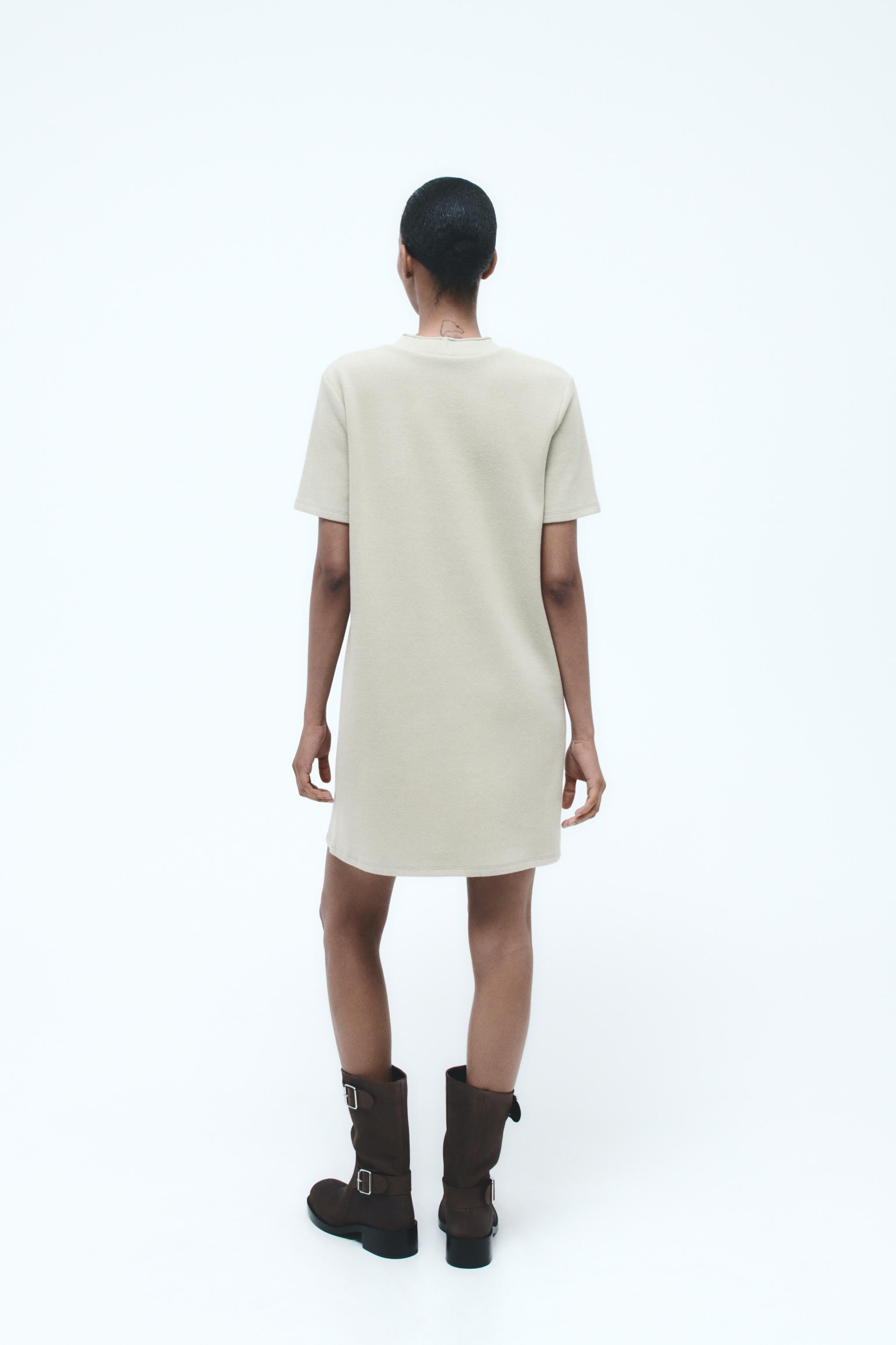 Zara oversized 2024 t shirt dress