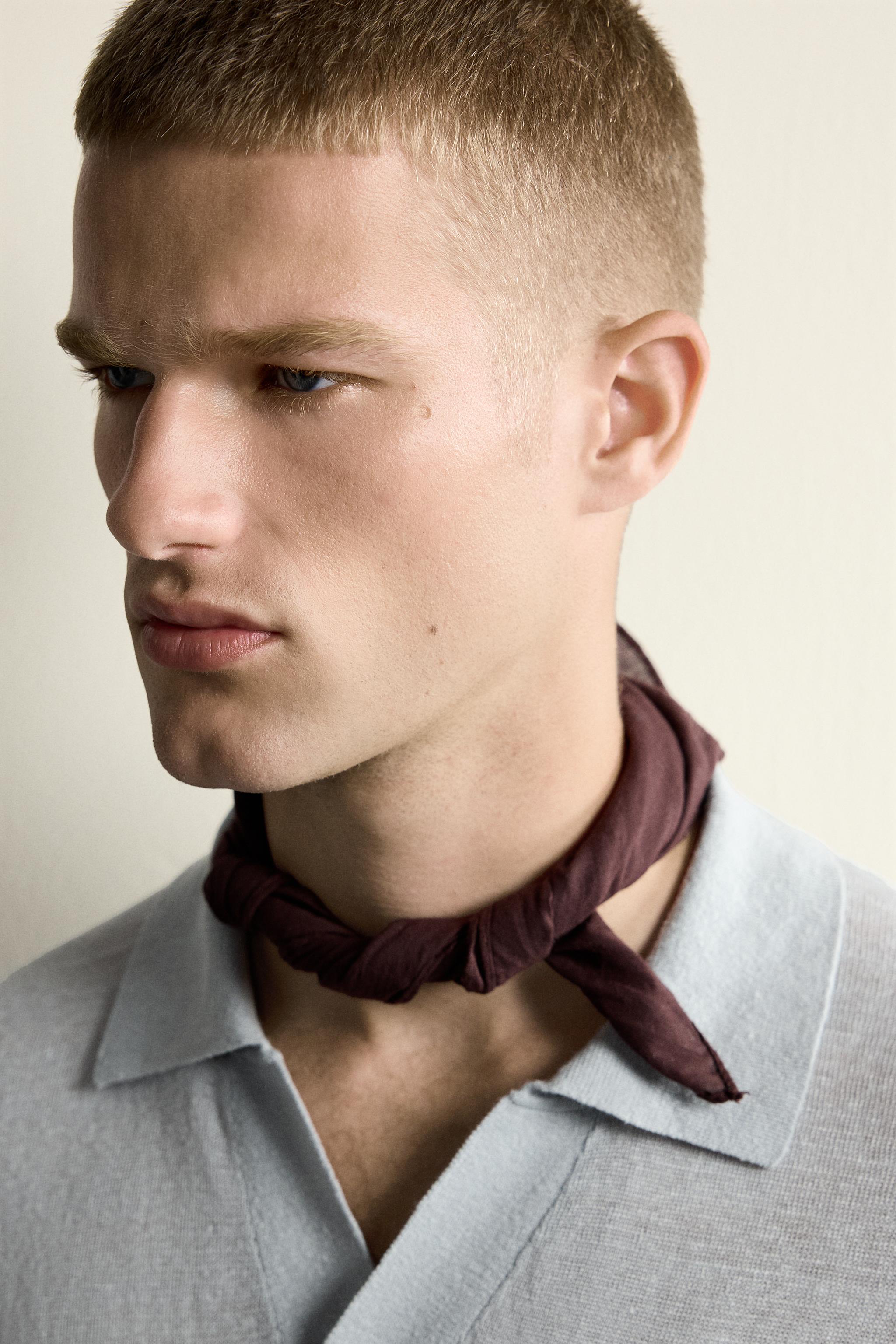 100% LINEN RELAXED FIT POLO SHIRT