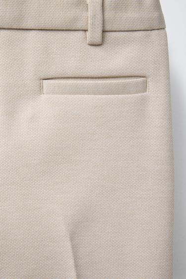 PANTALON DE COSTUME CONFORTABLE - Beige clair de Zara - Image 3