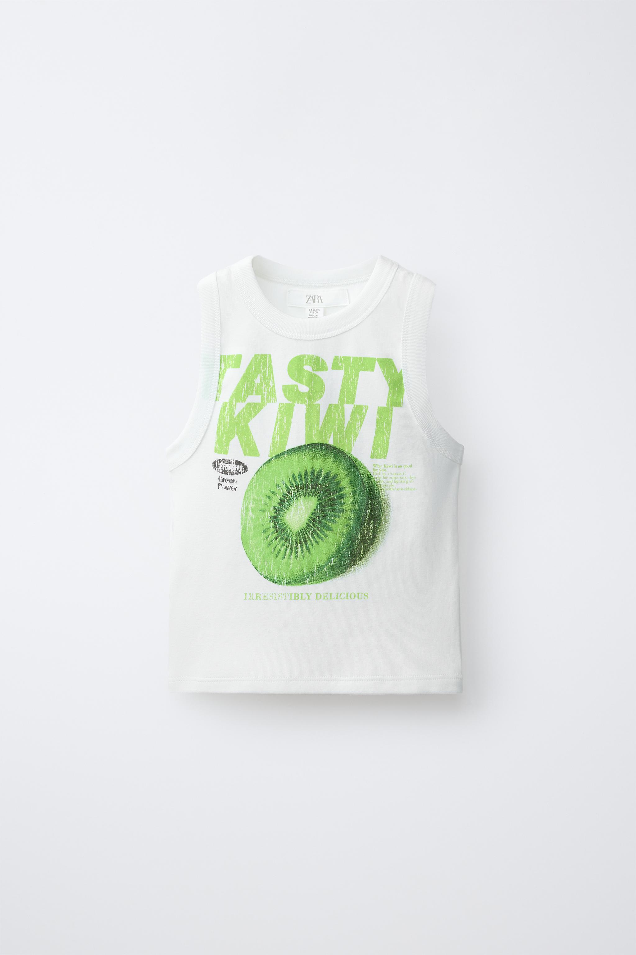 FRUIT PRINT RIB TOP
