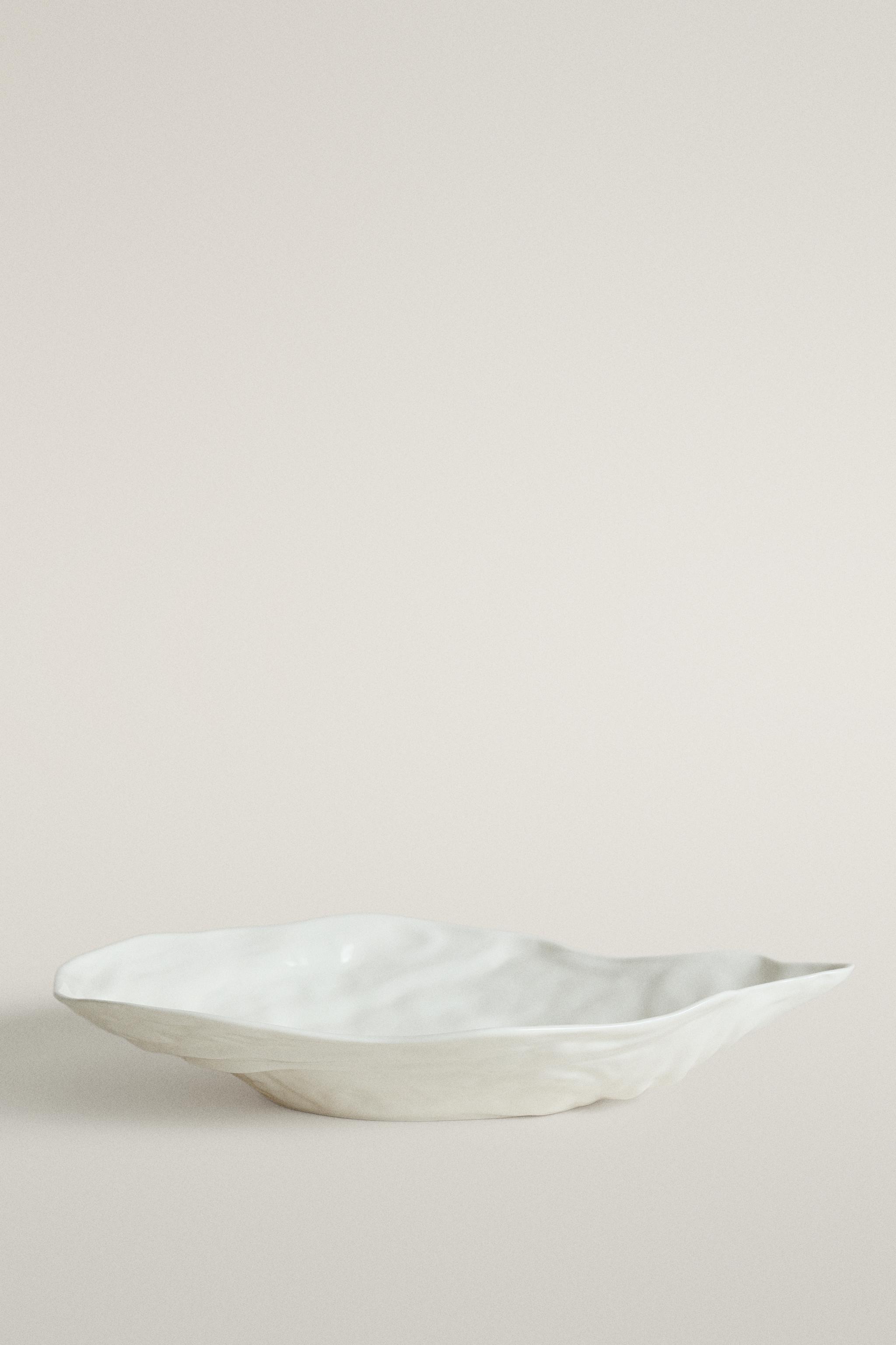 GRAND PLAT COQUILLAGE EN PORCELAINE