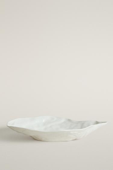 LARGE SHELL PORCELAIN SERVING DISH - White by Zara - Image 0