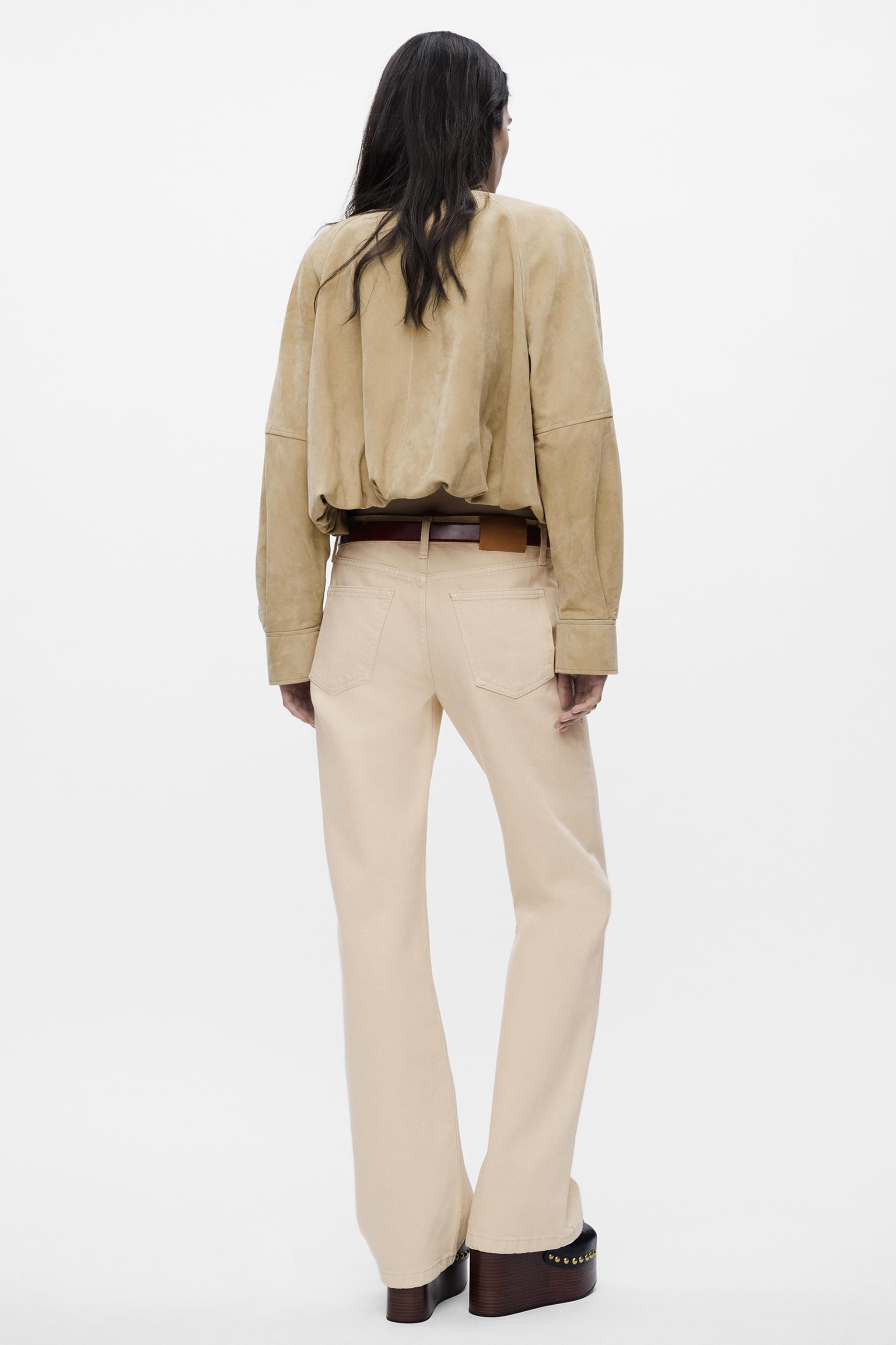 【ZARA】レザージャケット 100% ZW COLLECTION LIMITED EDITION ZW COLLECTION LIMITED EDITION 100% LEATHER BLAZER - Black