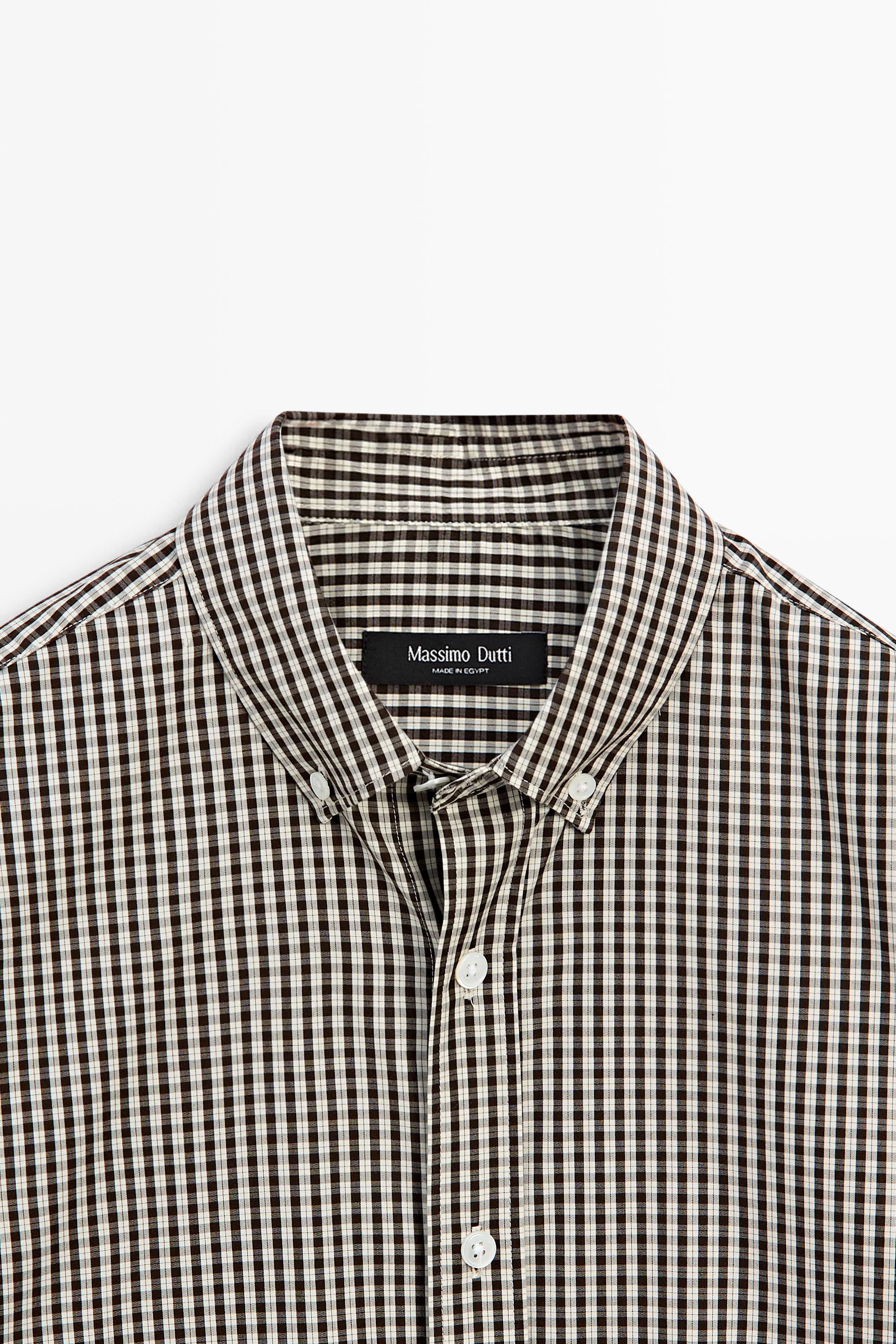 Regular fit check shirt