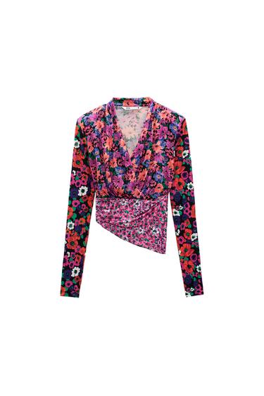 PRINTED SHOULDER PAD TOP