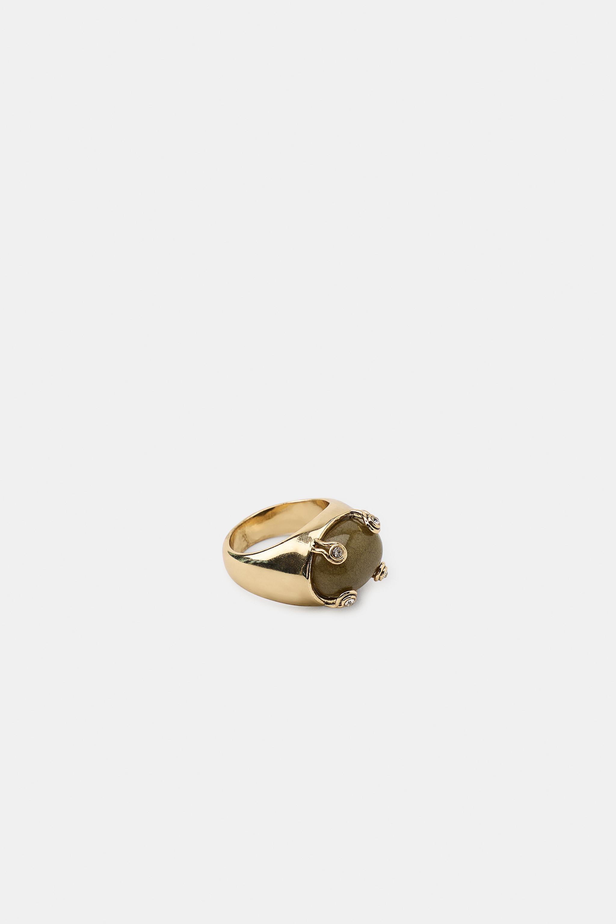 METAL STONE RING