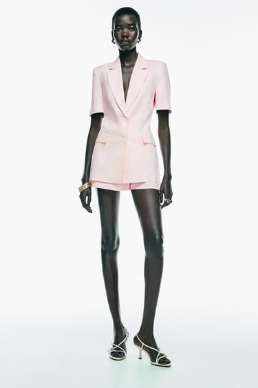 TERNO BLAZER E BERMUDAS - PISTACHE da Zara - Imagem 0