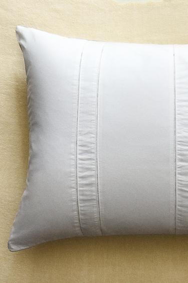 CHILDREN'S HEMSTITCHED POPLIN PILLOWCASE - Oyster-white by Zara - Image 5