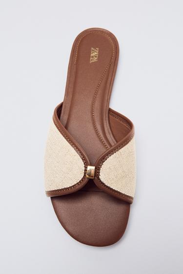 FLAT SANDALS - Multicoloured by Zara