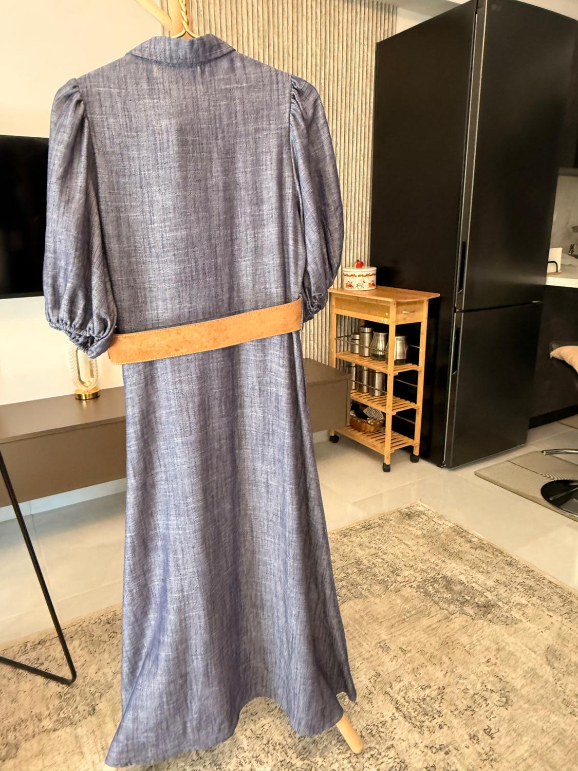 ZARA LONG DRESS LINEN VISCOSE - Image 2